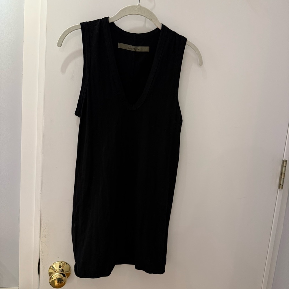Enza Costa Black Sleeveless Women's Top